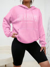 Pink Los Angeles hoodie for women