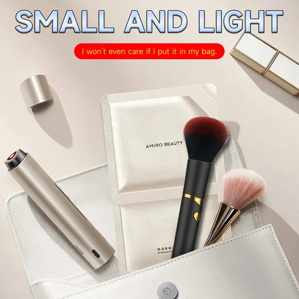 2-in-1 Electric Makeup Brush with 7 Vibration Modes Rechargeable & Soft