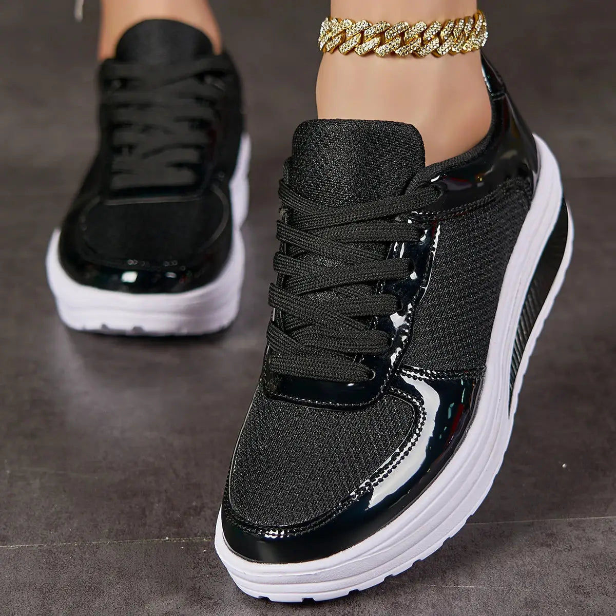 Women’s Fashion Glitter Sneakers | Lightweight Casual Party Shoes for Walking & Style