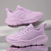 Lightweight pink outdoor running shoes