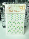 5D French style nail stickers SD-1943