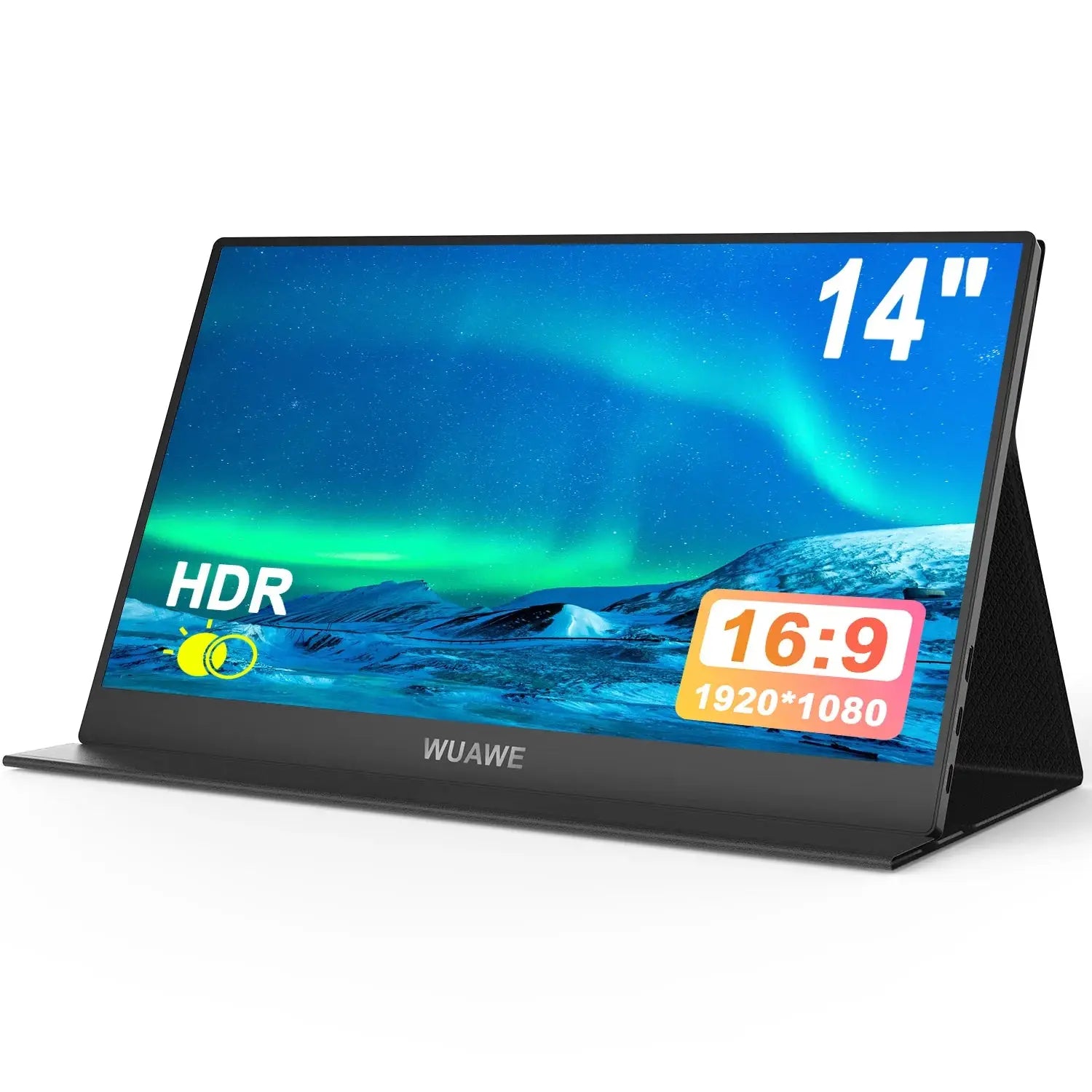 14" Portable Monitor 1080P | USB-C & HDMI Travel Display for PC, Mac & Phone – Second Screen for Work