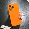 Matte orange phone cover