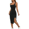 Elegant women's neckline dress