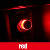 Red USB LED light in car socket