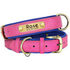 Personalized leather dog collar - PMMNAPOLES