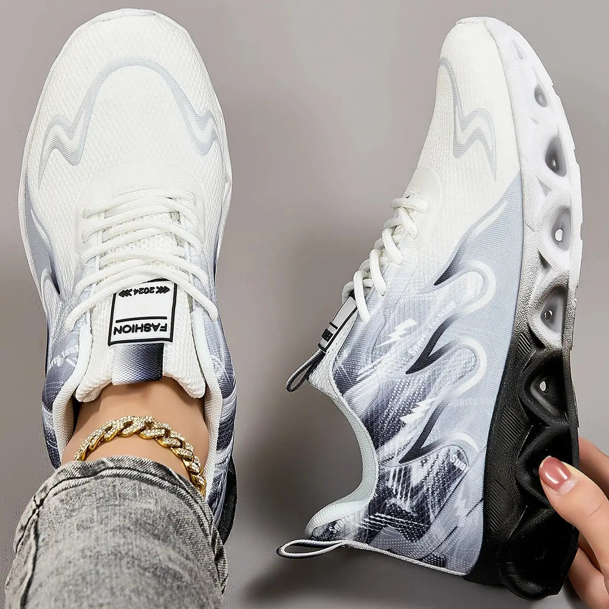 Women’s Walking Sneakers | Lightweight Air-Cushion Tennis Shoes for Running & Everyday Style