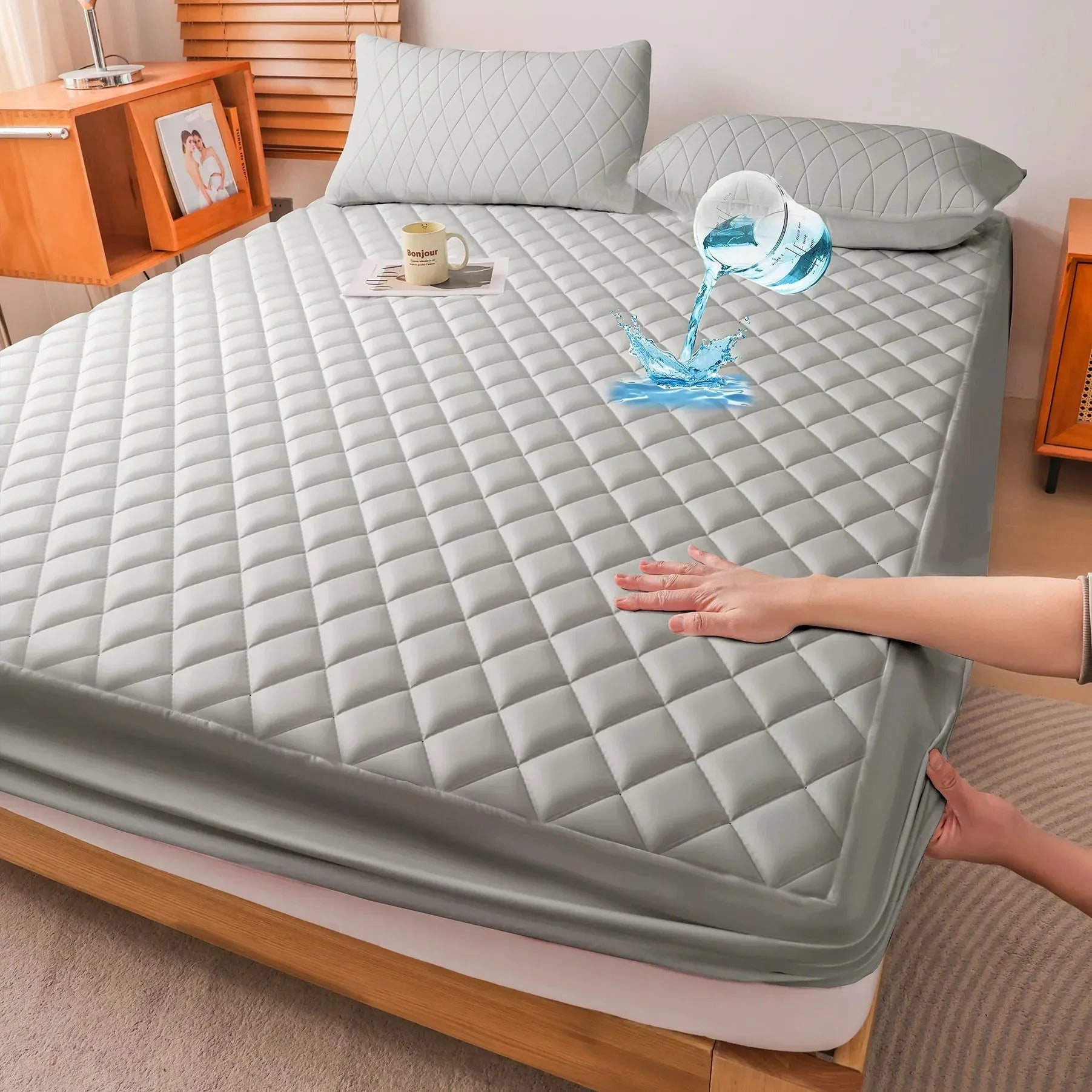 Waterproof Breathable Bed Cover for All Seasons