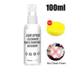 100ml car spray cleaner with sponge