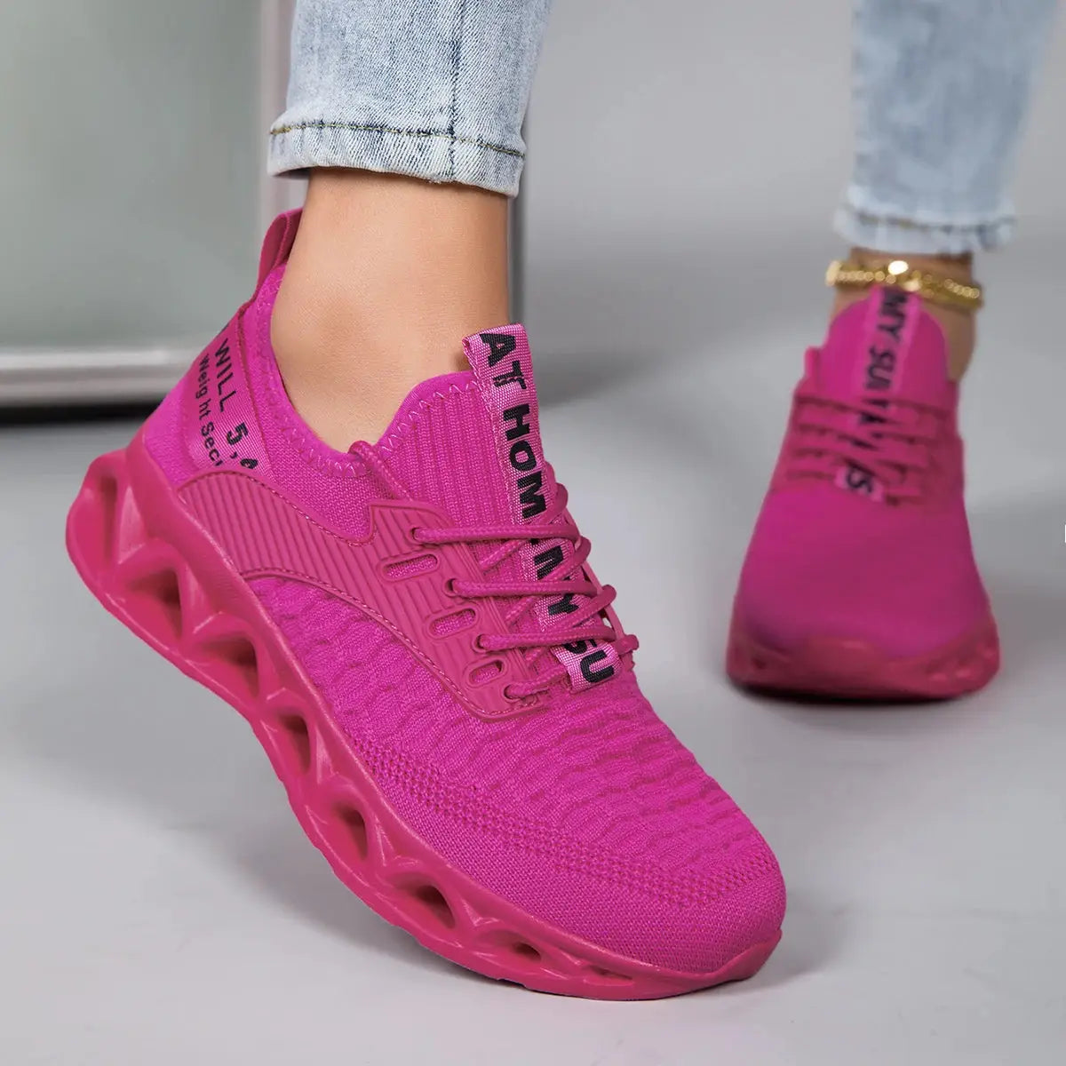 Women’s Walking Sneakers – Lightweight Air-Cushion Tennis Shoes for Comfort & Everyday Casual Style