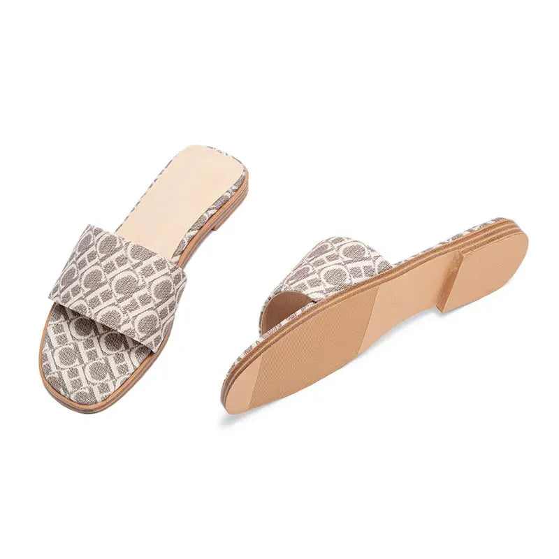 Women Slip On Canvas Slippers with Soft Sole Comfort Design