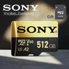 SONY 512GB Micro SD card with adapter gift