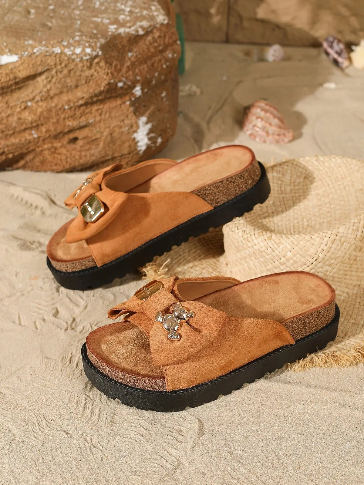 Women’s Gladiator Flat Sandals – Slip-On Summer Flip Flops with Strappy Ring Toe Design