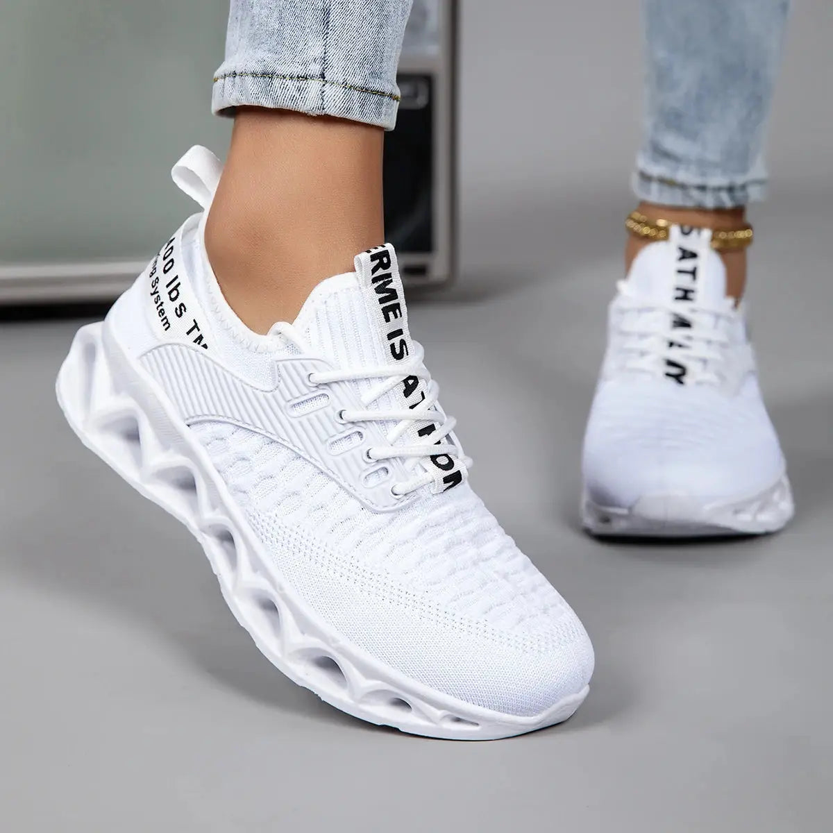 Women’s Walking Sneakers – Lightweight Air-Cushion Tennis Shoes for Comfort & Everyday Casual Style