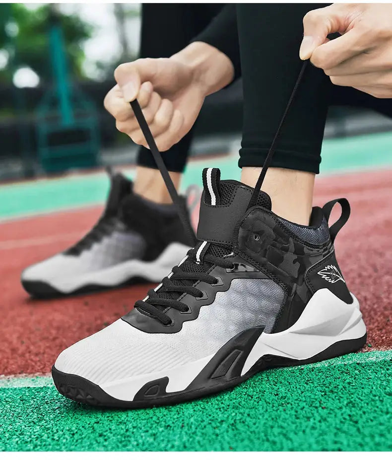 Men’s Basketball Sneakers | Breathable Non-Slip Sports Shoes for Style & Performance