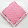 Pink interlocking exercise tile for babies