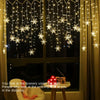 Christmas snowflake LED string lights