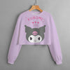 Sudadera con capucha de perro Kawaii Kuromi 