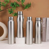 Set of 1000ml stainless steel sports bottles