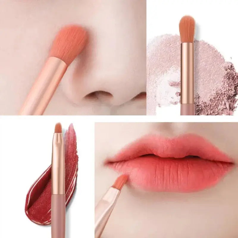 8PCS Makeup Brush Set – Soft Fluffy Eyeshadow, Foundation & Concealer Blending Brushes – Portable Professional Cosmetic Tools