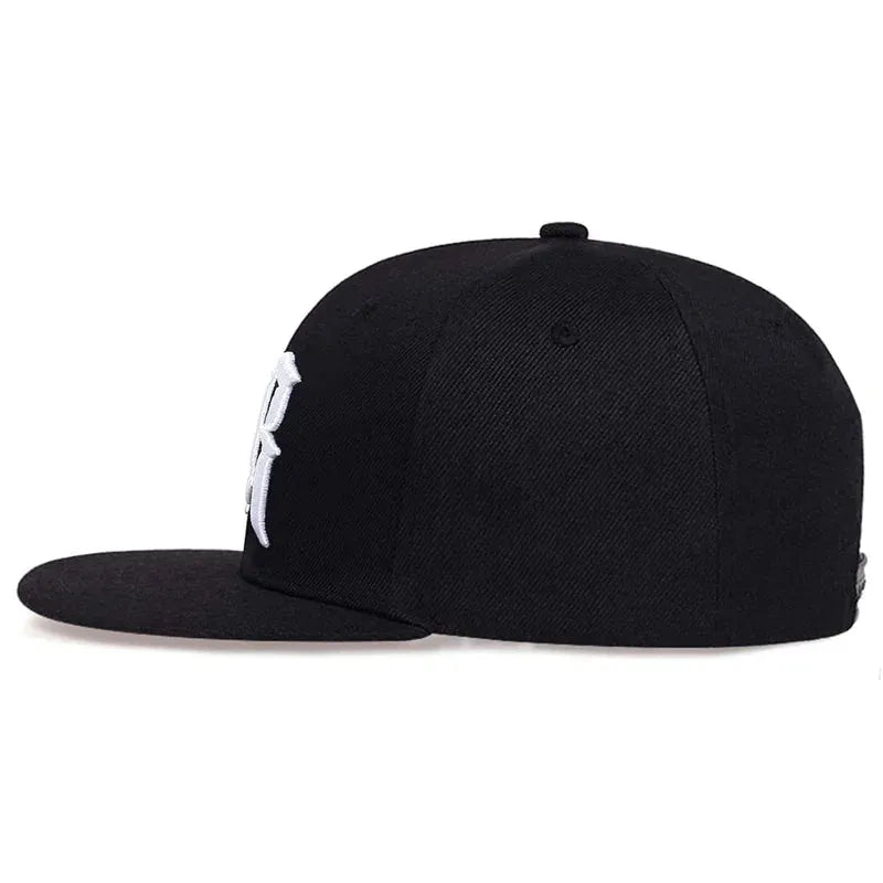 Planet Embroidery Adjustable Cap with Casual Hip Hop Style