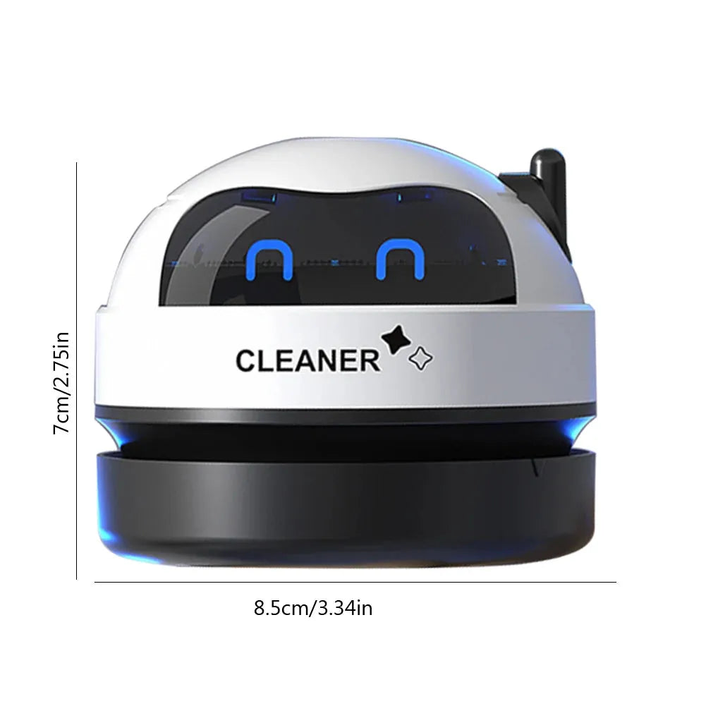 Mini Portable Vacuum with Wireless USB Rechargeable Design