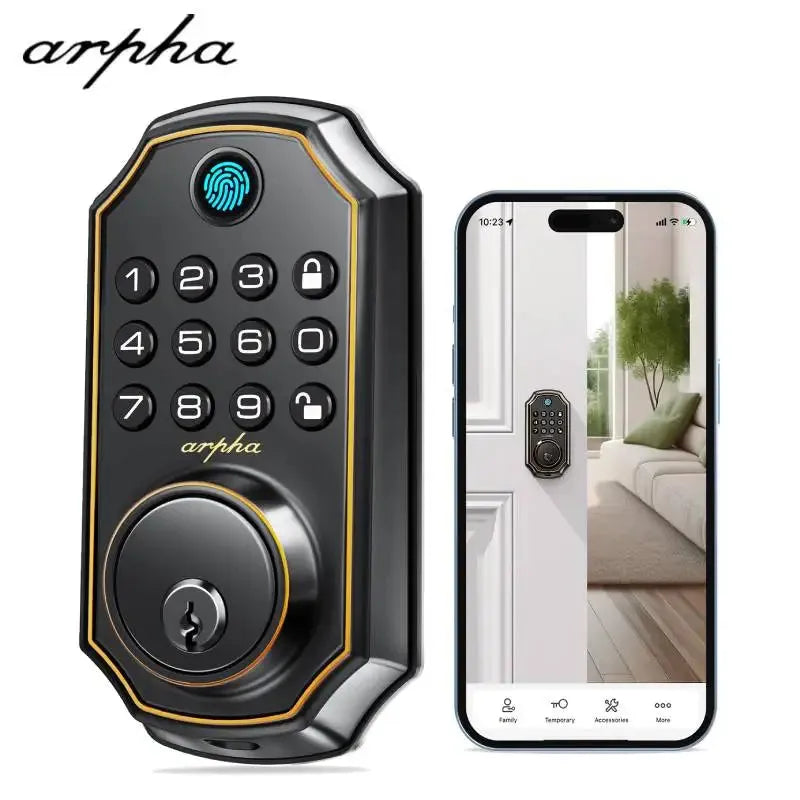Smart Lock Fingerprint Door Lock with Keypad and Auto Lock