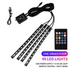 48 LED car light kit with USB power and remote control