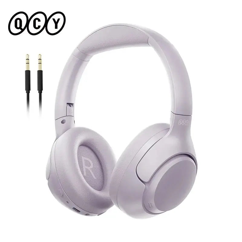 Wireless Over-Ear Headphones Bluetooth 5.4 with 43dB ANC Hi-Res Audio & 60H Playtime