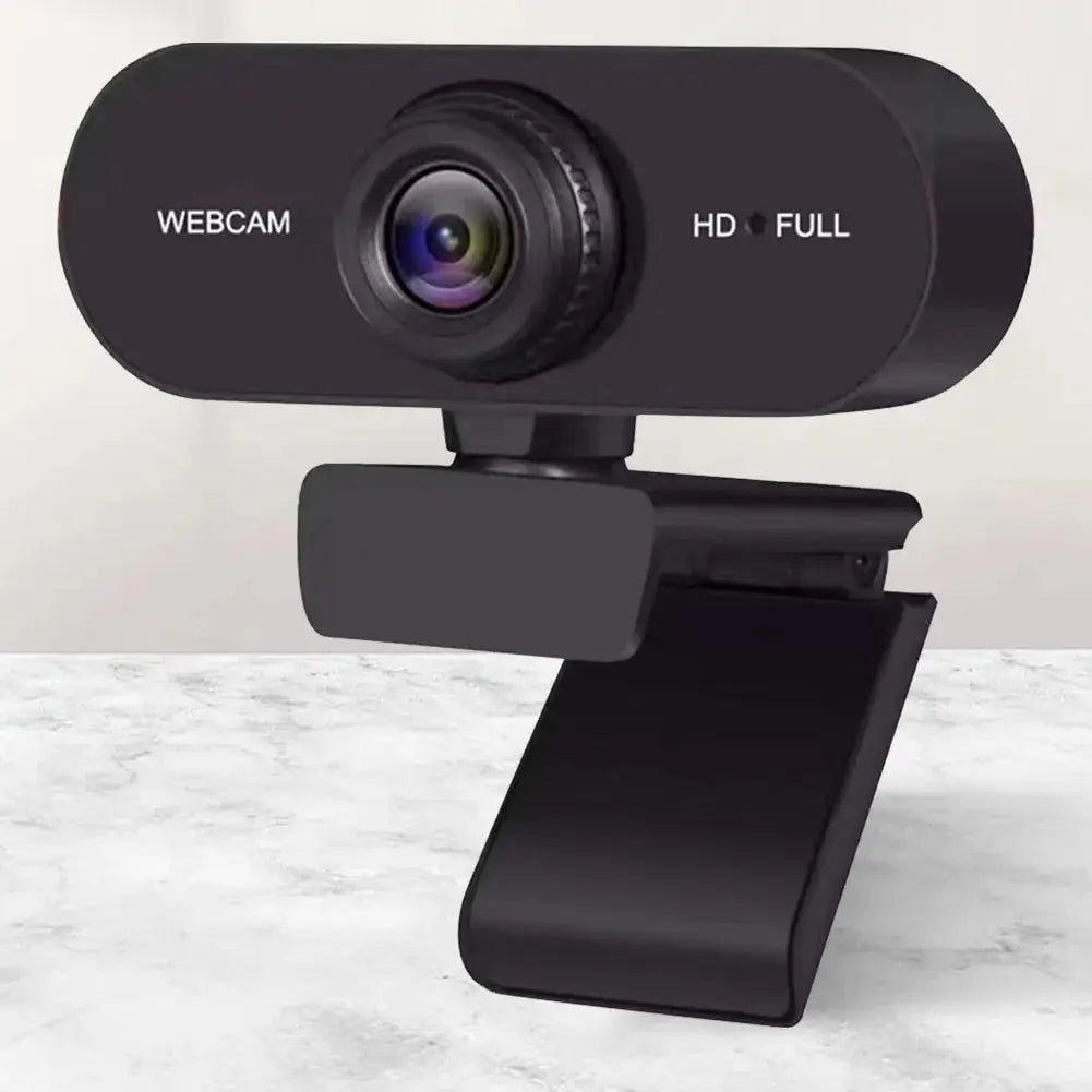 USB HD Webcam 1080P/2K with Autofocus & Microphone, Plug and Play for PC, Laptop & Desktop