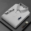 Pure bordado cotton polo shirt for men