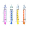 Four colorful baby nasal washers, 10ml