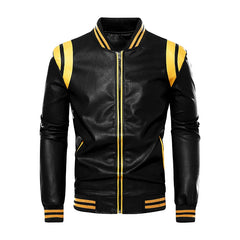 Faux leather jackets for men