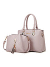 Light pink Korean style handbag set, soft and chic