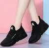 Black women's sneakers with subtle design