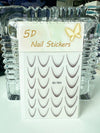 5D French style nail stickers SD-1931