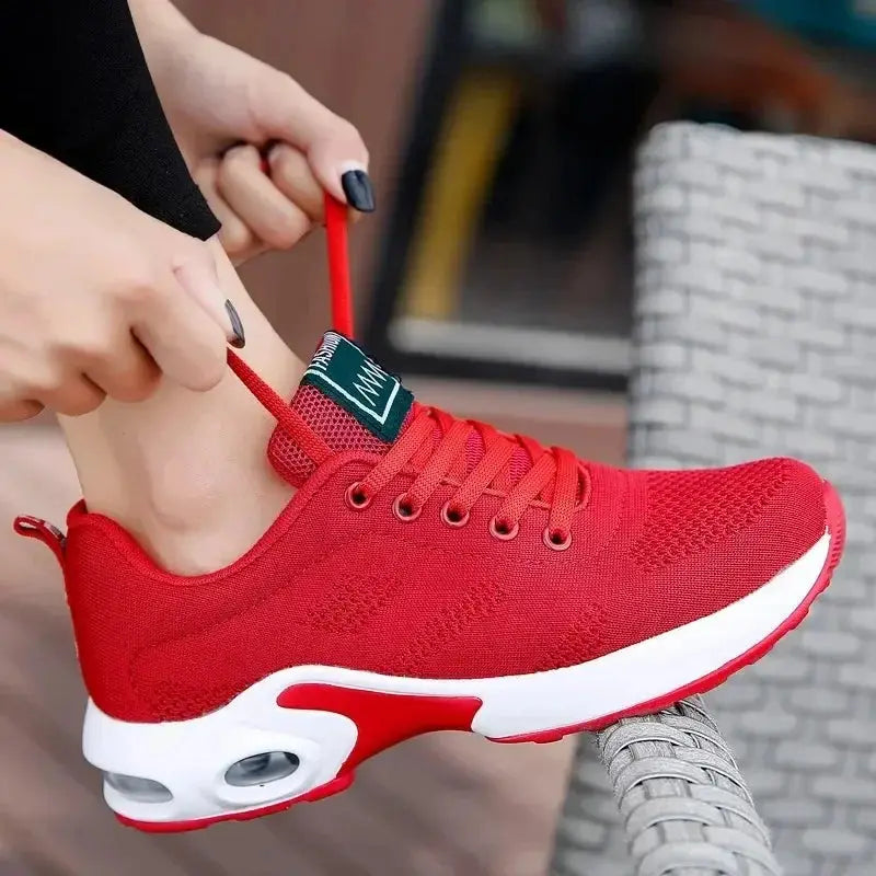 Summer Women’s Air Cushion Sneakers | Breathable Running Shoes with Height Boost for Outdoor Comfort