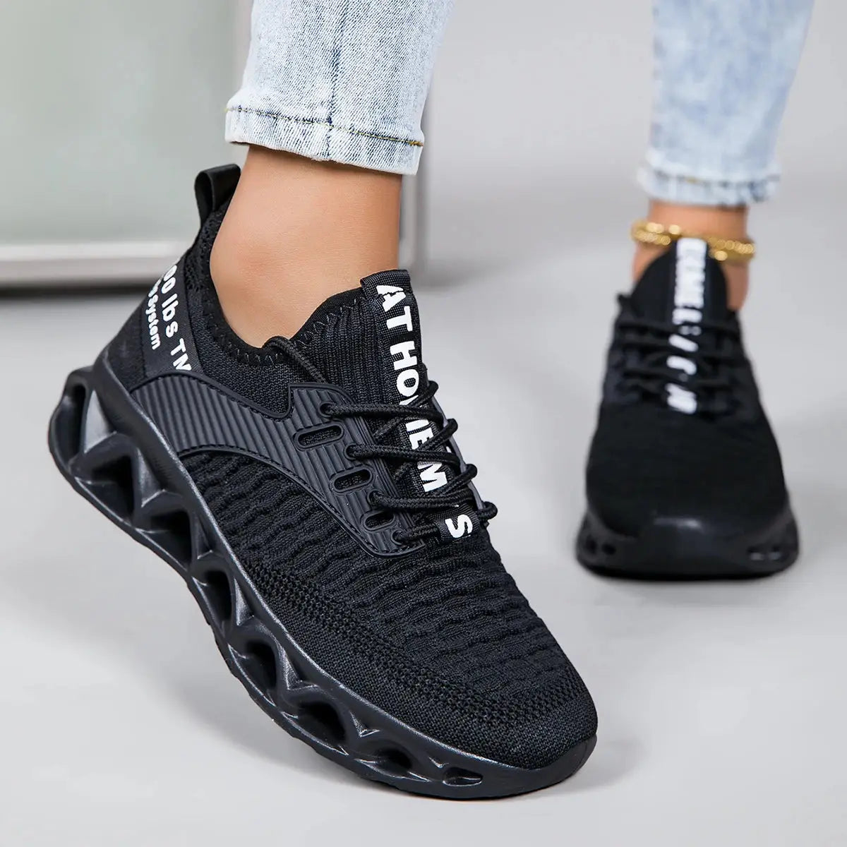 Women’s Walking Sneakers – Lightweight Air-Cushion Tennis Shoes for Comfort & Everyday Casual Style