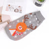 Gray dog sweater with reindeer design