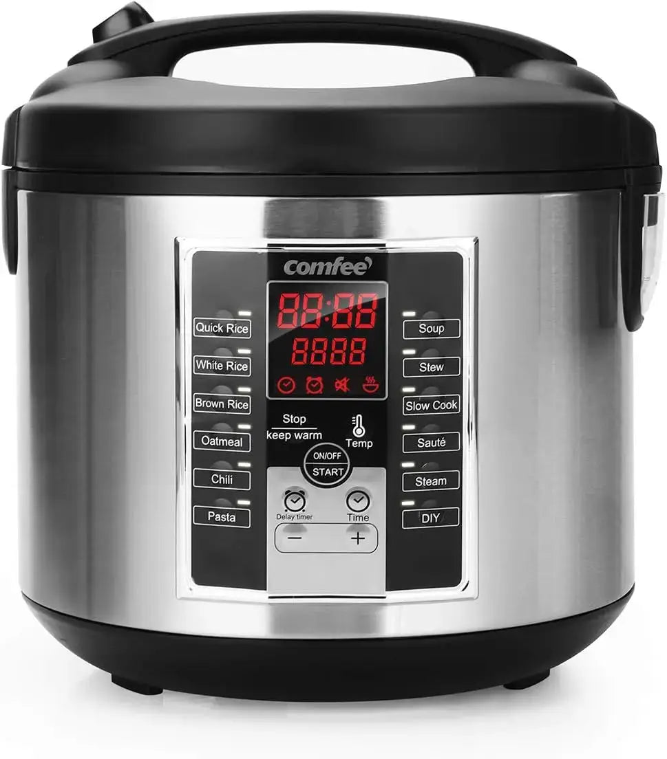 5.2-Quart Multi Cooker – Rice Cooker, Slow Cooker, Steamer, Stewpot & Sauté with 12 Digital Cooking Programs
