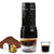 Black Cafelffe coffee maker with coffee grounds and capsule