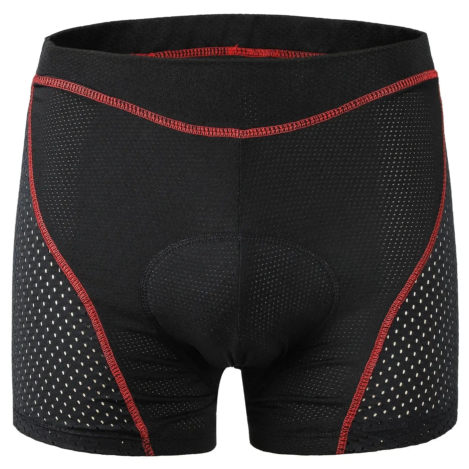 Men’s padded cycling underwear shorts with gel cushion, shockproof and breathable for MTB and road bike riding