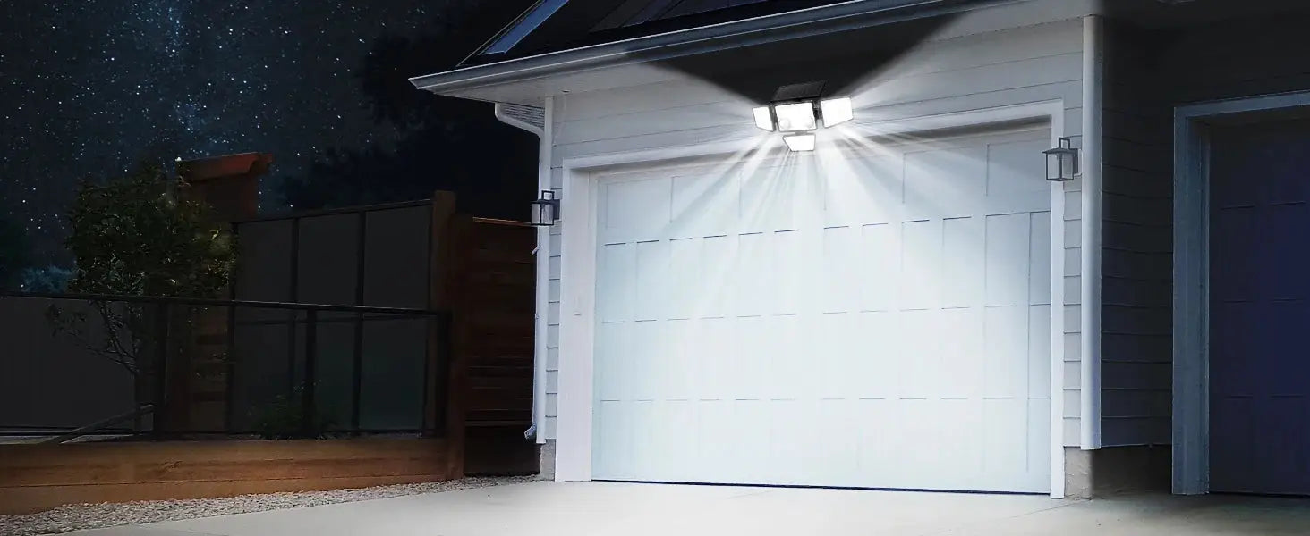 Solar outdoor motion sensor light, 3000LM 188 LED flood security lamp for patio, backyard or front yard