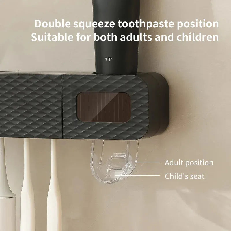 Smart Wall Mounted Toothbrush Holder with Dryer