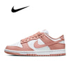 Pink and white Nike casual shoes