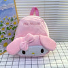 My Melody pink plush backpack with bow