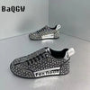 Luxury shiny sneakers for men