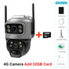 V380 Dual Lens 4G Security IP Camera