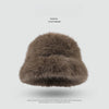 Fluffy Faux Fur Bucket Hat