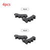 4pcs black adult toe separators for bunion relief